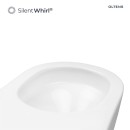 Oltens Hamnes Kort Stille Nowoczesna podwieszana miska WC wisząca PureRim z powłoką SmartClean biała 42524000 Nowoczesna wisząca miska WC w białym kolorze