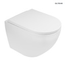 Oltens Hamnes OneForm Stille PureRim miska WC wisząca z powłoką SmartClean biały połysk 42552000 Miska WC montowana na stelażu. Brak deski w zestawie.