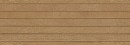 Płytka ścienna drewnopodobna, w kolorze brązowym, imitująca lamele, strukturalna powierzchnia Porcelanosa Liston Oxford Natural 33,3x100 100291851
