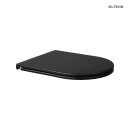 Oltens Hamnes PureRim z powłoką SmartClean deską wolnoopadającą Ovan Slim czarny mat 42514300