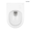 Oltens Holsted nowoczesna miska WC wisząca PureRim z powłoką SmartClean w białym odcieniu 42517000