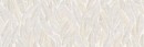 Dekoracyjna płytka ścienna Marazzi Room Wall Decoro Oleander Bianco Touch 30x90 cm MP6F z subtelnym motywem roślinnym przypominającym liście, jasna, matowa powierzchnia z delikatnymi, białymi konturami