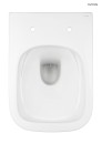 Oltens Vernal designerska biała miska WC podwieszana PureRim z powłoką SmartClean 42507000