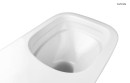 Oltens Vernal designerska biała miska WC podwieszana PureRim z powłoką SmartClean 42507000