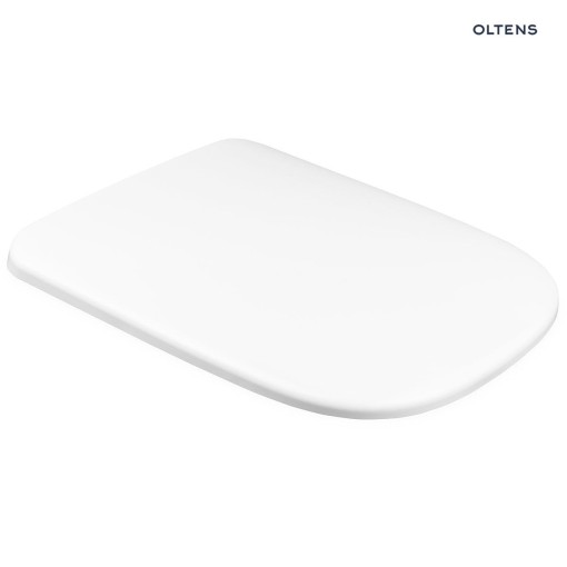 Oltens Gulfoss deska sedesowa wolnoopadająca Slim w białym kolorze 45106000 Deska toaletowa Slim w kolorze białym, z mechanizmem soft-close