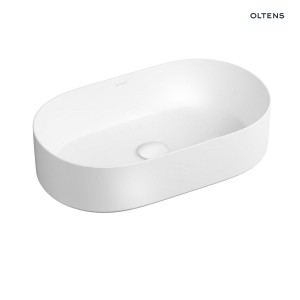  Oltens Lom Thin umywalka 52x30 biała nablatowa z ochronną powłoką SmartClean 40828000