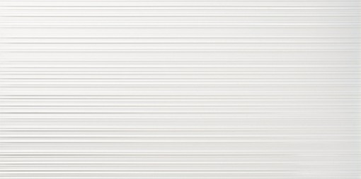 Ścienna strukturalna płytka w białym mono kolorze z geometrycznymi żłobieniami Baldocer Canna Neve Satin Rect. 60x120