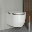 Oltens Holsted deska sedesowa woloopadająca twarda biała 45112000 Deska toaletowa Slim w kolorze białym, z mechanizmem soft-close