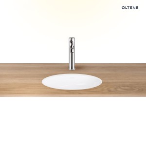  Oltens Mana umywalka 46x38 podblatowa owalna biała 40100000