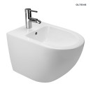 Oltens Hamnes nowoczesny bidet podwieszany w klasycznej bieli 46004000 Stylowy, biały bidet montowany na stelażu podtynkowym. Brak baterii w zestawie