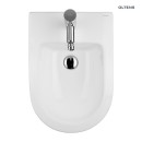 Oltens Hamnes nowoczesny bidet podwieszany w klasycznej bieli 46004000 Stylowy, biały bidet montowany na stelażu podtynkowym. Brak baterii w zestawie