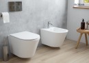 Oltens Jog podwieszany bidet ceramiczny w bieli 46001000 Stylowy, biały bidet montowany na stelażu podtynkowym. Brak baterii w zestawie