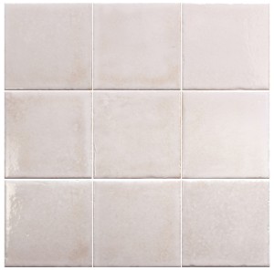 Equipe Bohemian Cotton 10x10 rustykalna beżowa płytka z nierówną powierzchnią i postarzeniami