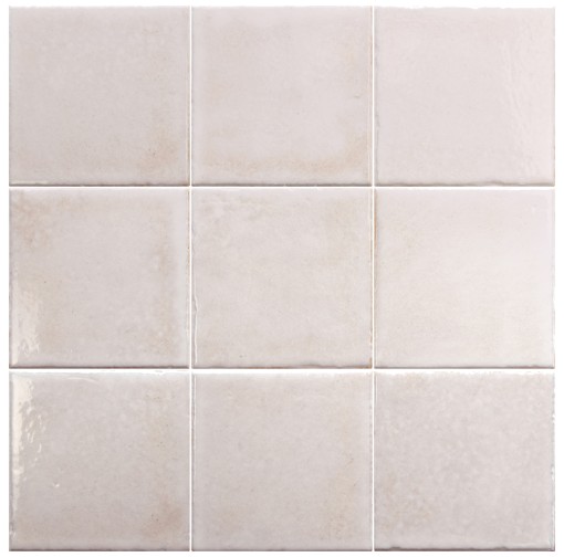 Rustykalna płytka z beżowym kolorze, połysku z nierówną powierzchnią Equipe Bohemian Cotton 10x10