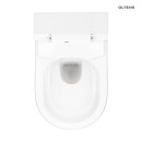Oltens SmartFrisk miska WC wisząca myjąca z powłoką SmartClean z deską biała 42038000 Miska WC montowana na stelażu z funkcją higieny intymnej