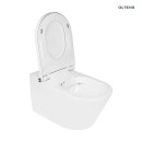 Oltens SmartFrisk miska WC wisząca myjąca z powłoką SmartClean z deską biała 42038000 Miska WC montowana na stelażu z funkcją higieny intymnej