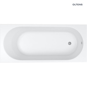 Oltens Lykke elegancka wanna prostokątna 170x70 cm akrylowa w białym kolorze 10011000