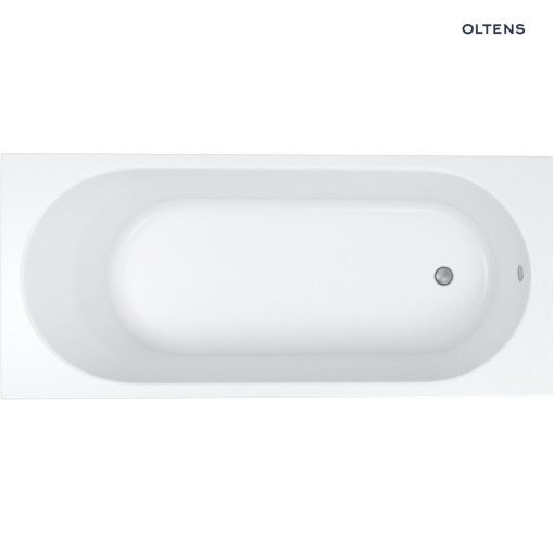 Oltens Lykke elegancka wanna prostokątna 170x70 cm akrylowa w białym kolorze 10011000 nowoczesny design łączy z trwałością materiału, zapewniając komfort użytkowania