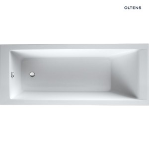 Oltens Langfoss wanna prostokątna 160x70 cm akrylowa biały połysk 10003000