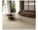 Gres Ceramiche Italiane Blok Beige 60x120 o matowej powierzchni. Ciepły, beżowy odcień z delikatną strukturą betonu. Rektyfikowane krawędzie pozwalają na stworzenie nowoczesnej, jednolitej płaszczyzny w salonie, kuchni lub łazience.