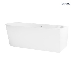 Oltens Delva wanna wolnostojąca 150x75 cm narożna prawa w klasycznej bieli 11006000