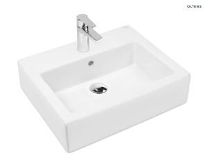 Oltens Susa umywalka 50x41 wisząca ścienna z powłoką SmartClean biała 41903000