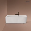 Oltens Hamnes wanna narożna 160x75 cm lewa biała wykonana z wysokiej jakości akrylu 11010000 łącząca komfort kąpieli z wyjątkową estetyką