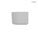 Oltens Hamnes nowoczesna biała wanna przyścienna 160x75 cm o eleganckiej i minimalistycznej formie biała 12025000