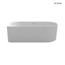Oltens Hamnes nowoczesna biała wanna narożna lewa 170x80 cm o eleganckiej formie w klasycznej bieli 11011000