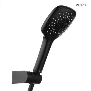 Oltens Driva EasyClick (S) Gide nowoczesny komplet prysznicowy wykonany w czarnym macie 36008300