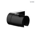 Oltens Driva EasyClick (S) Gide nowoczesny komplet prysznicowy wykonany w czarnym macie 36008300 - uchwyt punktowy