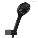 Oltens Driva EasyClick Gide zestaw prysznicowy wykonany w czarnym macie 36007300