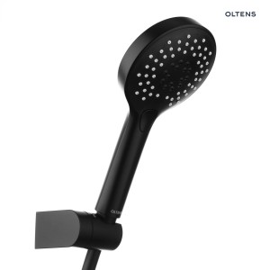 Oltens Driva EasyClick Gide zestaw prysznicowy wykonany w czarnym macie 36007300