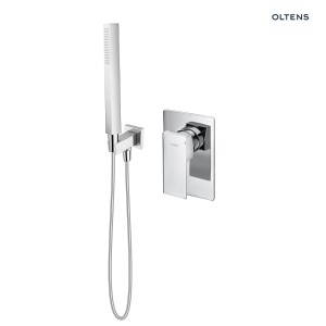 Oltens zestaw Gota bateria prysznicowa podtynkowa z zestawem prysznicowym chrom 36606100