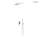 Zestaw Oltens Gota bateria podtynkowa z deszczownicą 22 cm Atran i kompletem prysznicowym Sog chrom połysk 36616100
