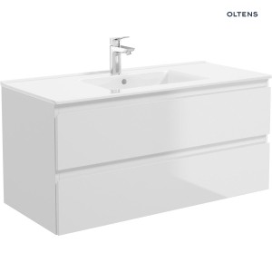 Oltens Vernal umywalka 100x46 meblowa prostokątna w białym kolorze 41207000