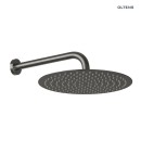 Zestaw Oltens Hadsel bateria wannowo-prysznicowa podtynkowa z deszczownicą 30 cm Vindel i kompletem prysznicowym Ume grafit 36625400 - deszczownica z ramieniem
