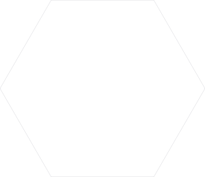 Keros Element Blanco 23x27 płytki heksagonalne