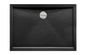 Besco Alpina Slimline Stone Effect New 120x90 BAA-129-PCN czarny kompozytowy brodzik prysznicowy