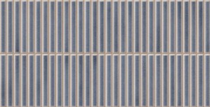 Gayafores Deco Pottery Navy 32x62,5 hiszpańska płytka ścienna dekoracyjna w niebieskim odcieniu