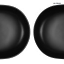 Umywalka Oltens Hamnes Thin 49,5x35,5 nablatowa owalna w kolorze czarnym mat 40319300 bez przelewu i bez otworu na armaturę, posiada cienkie ścianki