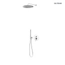 Oltens zestaw Molle bateria podtynkowa z deszczownicą 30 cm Sondera i kompletem prysznicowym Ume chrom 36600100