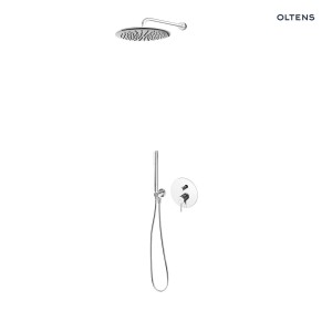 Oltens zestaw Molle bateria podtynkowa z deszczownicą 30 cm Sondera i kompletem prysznicowym Ume chrom 36600100