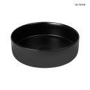 Umywalka Oltens Lagde 35,5x35,5 nablatowa okrągła czarny mat 40304300 bez przelewu i bez otworu na baterie