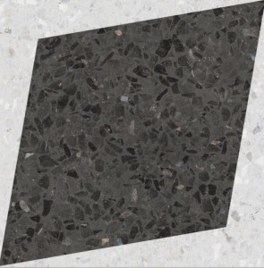 WOW Rhombus Decor Graphite 18,5x18,5 płytka gresowa