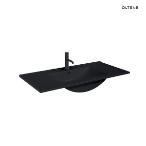 Oltens Vernal umywalka 100x46 meblowa prostokątna czarny mat 41207300