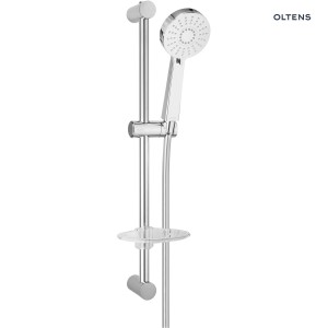 Oltens Motala Select Alling 60 zestaw prysznicowy z mydelniczką chrom 36005100