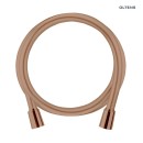 Oltens Onega (S) podtynkowy system prysznicowy z deszczownicą Vindel 30 cm i zestawem prysznicowym Ume wykończenie szczotkowana miedź bateria termostatyczna w komplecie 36620610 - wąż prysznicowy