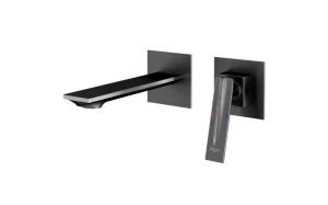 Besco Aspira BU-AS-GR grafitowa podtynkowa bateria umywalkowa