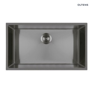 Oltens Stalvask zlewozmywak stalowy 1-komorowy 76x44 czarny 71102300